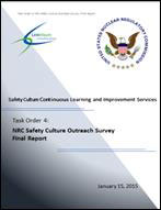 Photo of Cover of the Safety Culture Policy Statement Outreach Effectiveness Report
